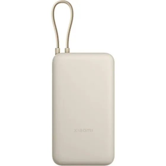 Xiaomi PB2030MI 20000 mAh 33W Powerbank Beige med integreret kabel