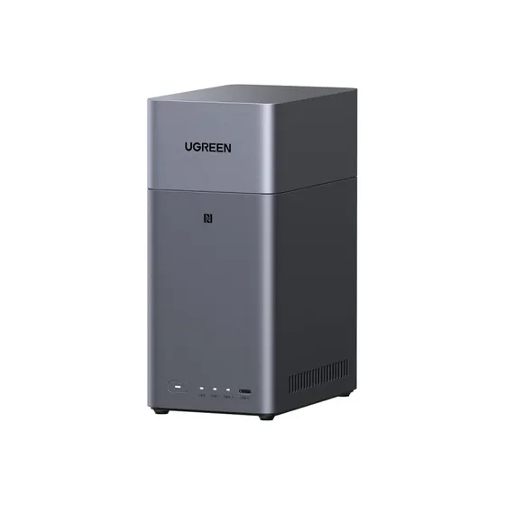 UGREEN DH2300 2Bay NAS Server, 4GB RAM, Grå