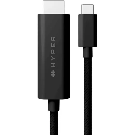 HyperDrive USB-C til HDMI Adapterkabel 2,5 m, Sort