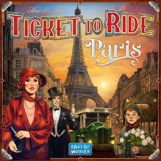 Ticket To Ride: Paris (engelsk) – 2-4 spillere, 15 min