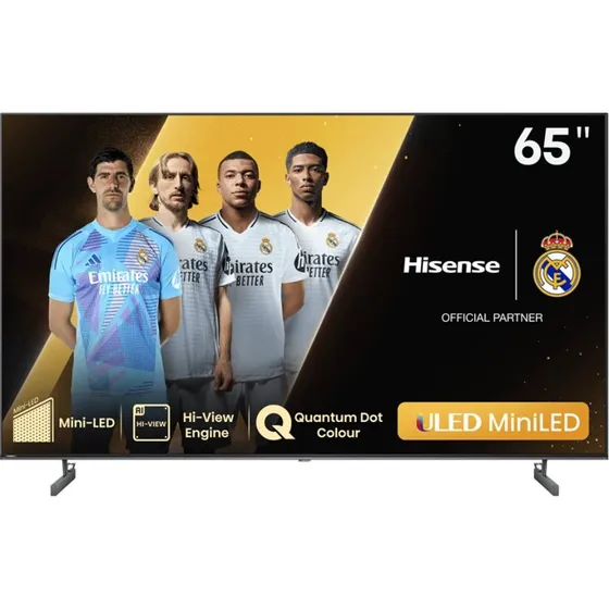 Hisense 65U6NQ 65" 4K UHD Mini-LED Smart TV, sort mørkegrå