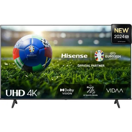 Hisense 58E6NT 58" 4K UHD Smart TV, sort