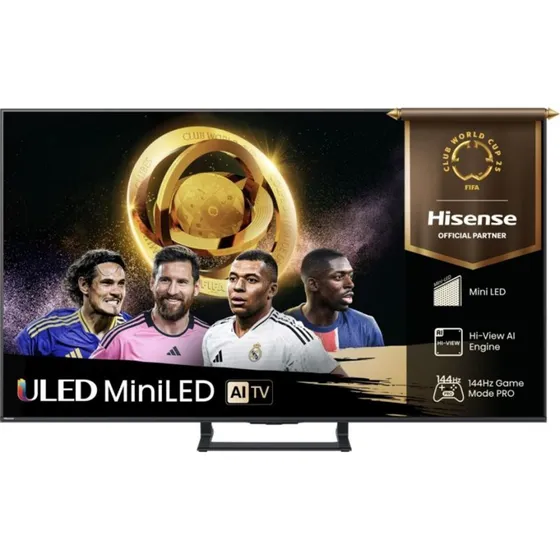 Hisense 65E8Q 65" ULED Mini LED 4K Smart TV - Trækulsgrå