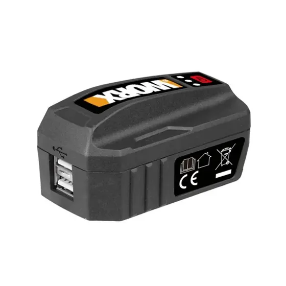 Worx WA4009 USB Oplader x2 (uden batteri)