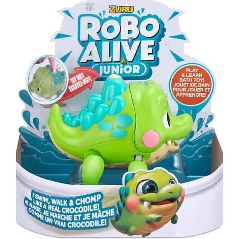Zuru Robo Alive Junior Krokodille – Svømme- og Vandrende Badelegetøj