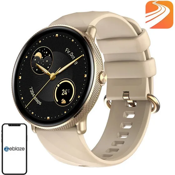 Zeblaze GTR 3 Pro Smartwatch i Guld