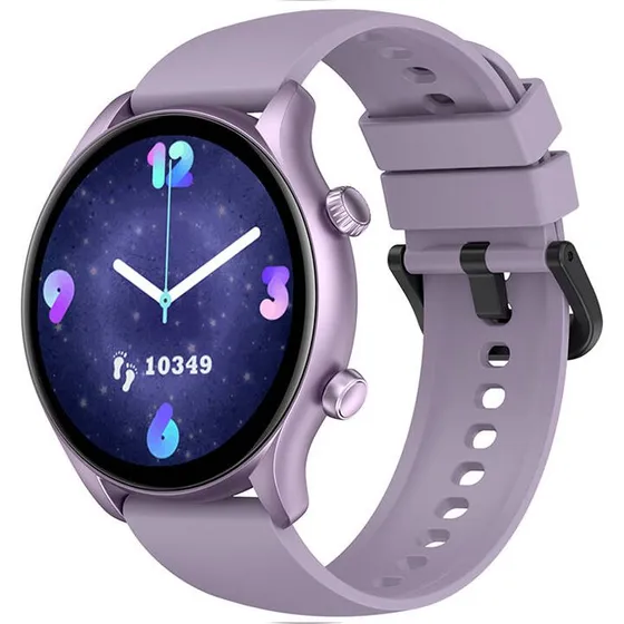 Zeblaze Btalk 3 Plus Smartwatch, Lilla, 1,39'' HD-skærm, 14 dages batteri