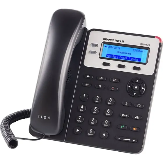 Grandstream GXP1625 VoIP-telefon – 2 linier, PoE, 3-vejs opkald
