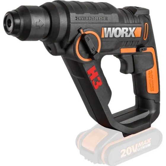 Worx WX390 SDS Plus Boremaskine 20V (uden batteri og oplader)