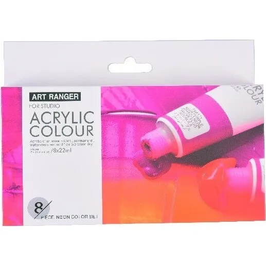 Art Ranger Neon Akrylmaling 8x22 ml