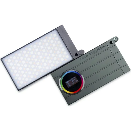 Godox M1 RGB Mini LED Studio Lampe, Grå