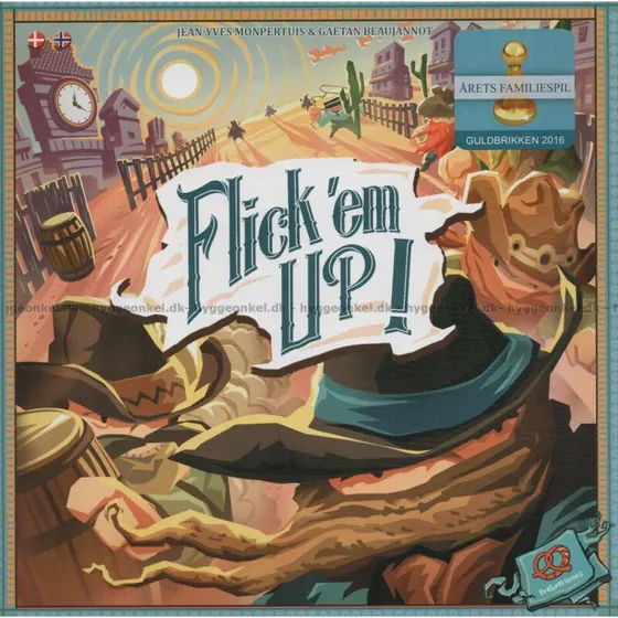 Flick 'em Up! - Dansk brætspil (Det vilde Vesten)