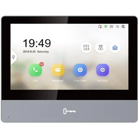 Hikvision DS-KH8350-WTE1 7" Video Dørtelefon Monitor, WiFi, PoE