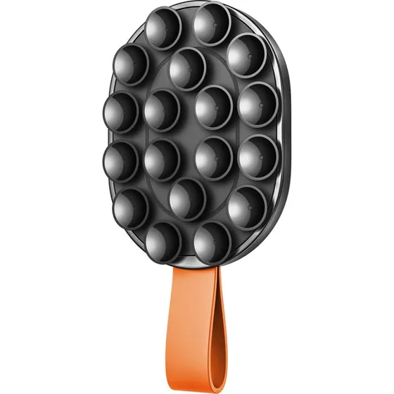 Joyroom JR-ZS393-S magnetisk holder med sugekop - sort/orange