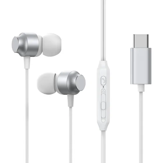 Joyroom JR-EC06 In-ear Høretelefoner USB-C Sølv