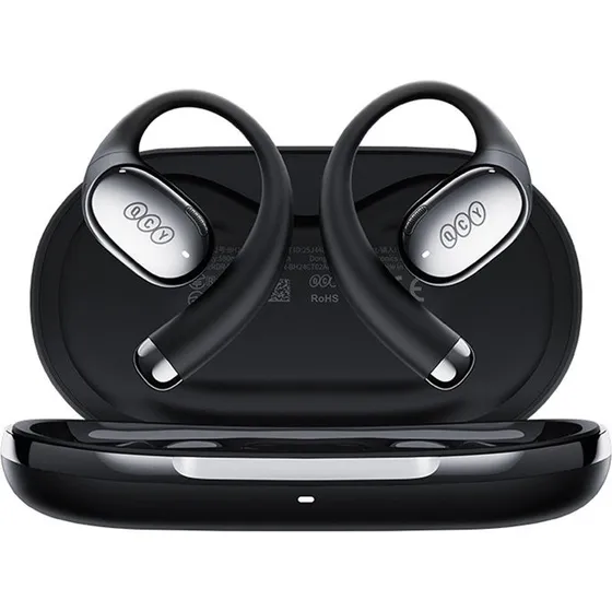 QCY Crossky R70 Earbuds, 13 Timer, USB-C, Sort