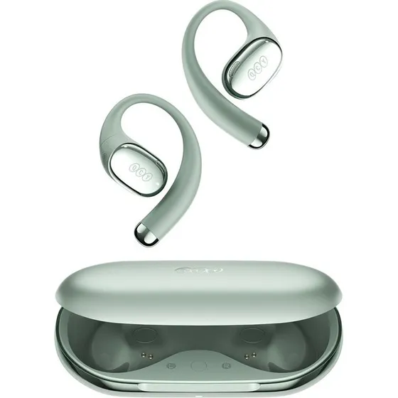 QCY Crossky R70 Trådløse Høretelefoner, Grøn, USB-C, 13 Timer