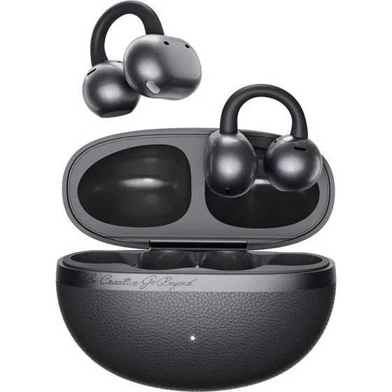 QCY Crossky C50 Trådløse Øretelefoner, Grå, USB-C