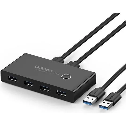 Ugreen 30768 USB 3.2 Gen 1 Type-A Hub, Sort, 5000 Mbit/s