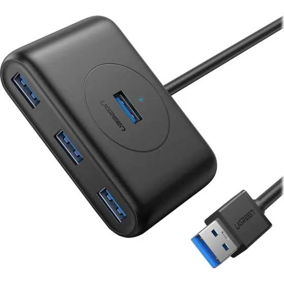 UGREEN CR113 Sort USB 3.0 Hub, 4-port