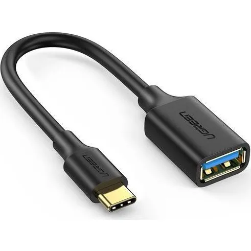 UGREEN USB-C til USB-A adapter 17 cm, sort