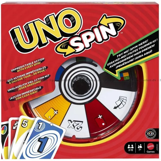 UNO Spin - kortspil med drejefunktion