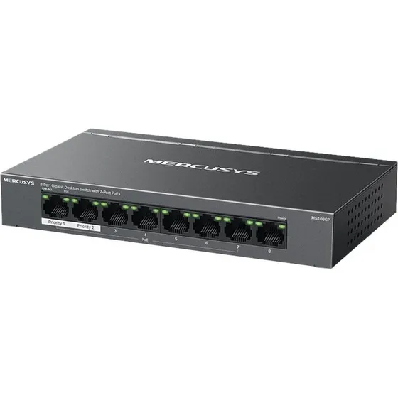 Mercusys MS108GP V1 8-porte PoE+ Gigabit Switch