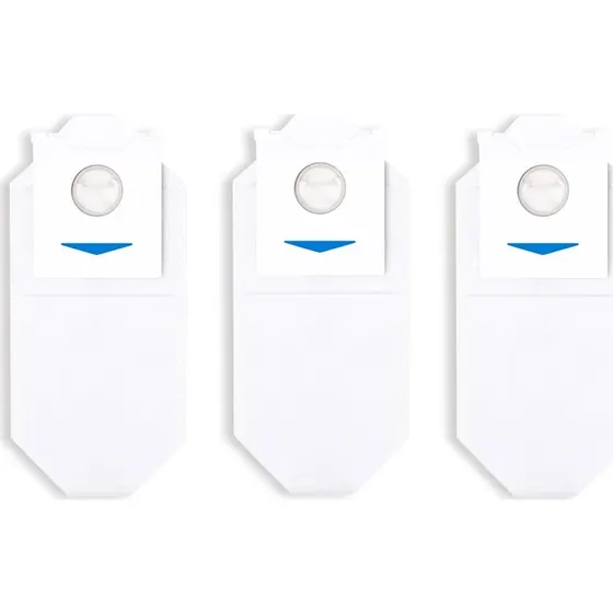 Ecovacs DDB030038 Støvpose, 3 stk, Blå/Hvid
