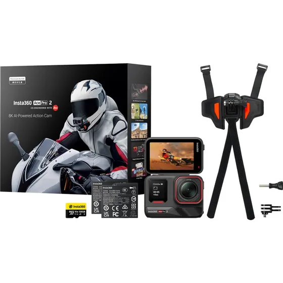Insta360 Ace Pro 2 Motorcycle Bundle – 8K 360° Actionkamera