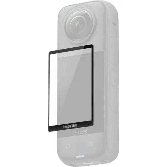 Insta360 X4 Skærm Beskytter – Hærdet Glas, Sort