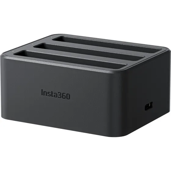 Insta360 X4 Fast Charge Hub – Oplader 3 batterier på én gang