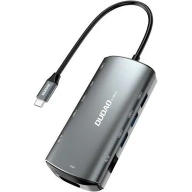 Dudao A15Pro 11-in-1 USB-C Dockingstation med 60W PD