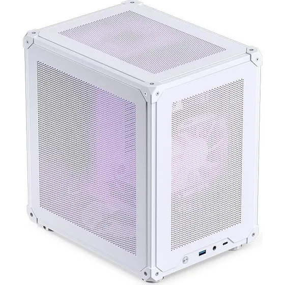Jonsbo C6 Hvid Minitower, Micro-ATX, uden strømforsyning