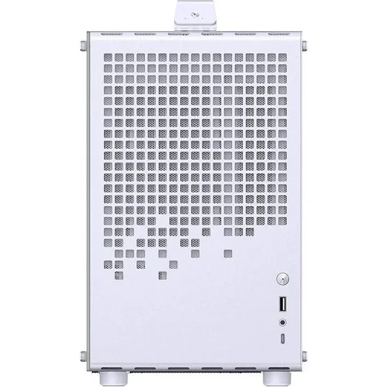 Jonsbo Z20 Micro-ATX Hvid Minitower med Hærdet Glas og Bærehåndtag