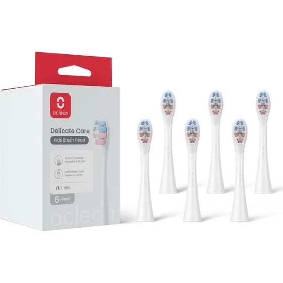 Oclean Børstehoveder Kids 6-Pak Hvid