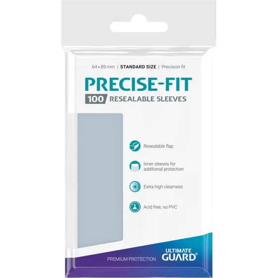 Ultimate Guard Precise-Fit Sleeves Standard (100) – genlukkelige