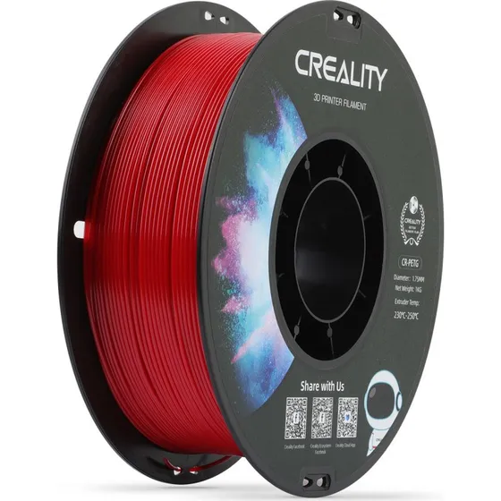 Creality CR-PETG Filament 1.75mm, 1kg, Rød