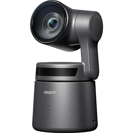 OBSBOT Tail Air 4K PTZ-Kamera med AI-Sporing, Sort