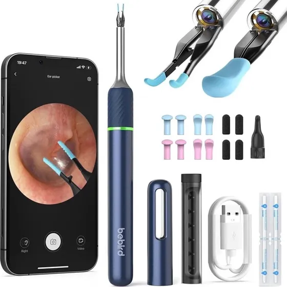 Bebird Note 5 Smart Otoskop med Kamera, Blå