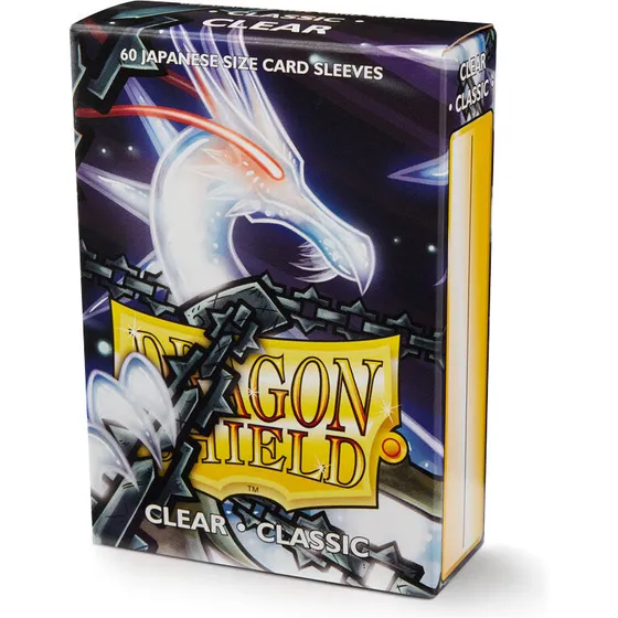 Dragon Shield Japanese Sleeves – Classic Clear (60 stk)