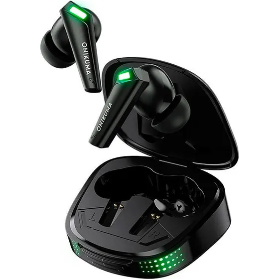 Onikuma T308 TWS Hovedtelefoner, Sort, 6 timer batteri