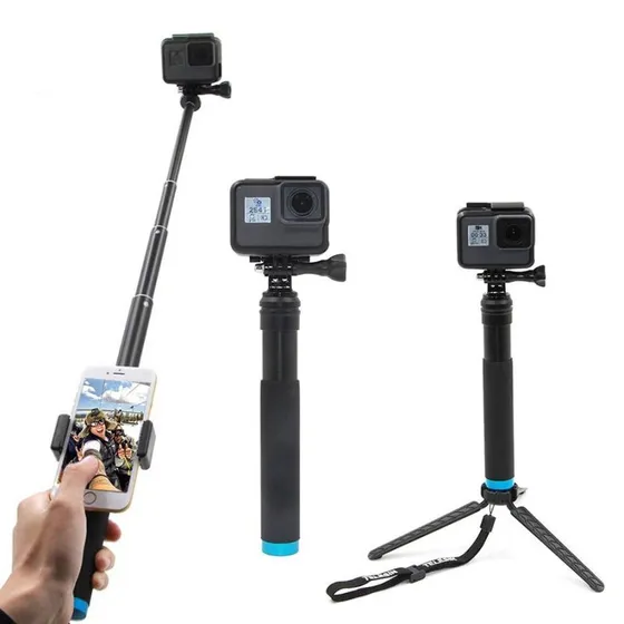 Telesin Selfiestick til Actionkamera (20-90 cm)