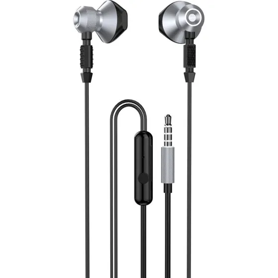 Dudao X2C-Gray Metal Kablede In-Ear Høretelefoner 3,5mm