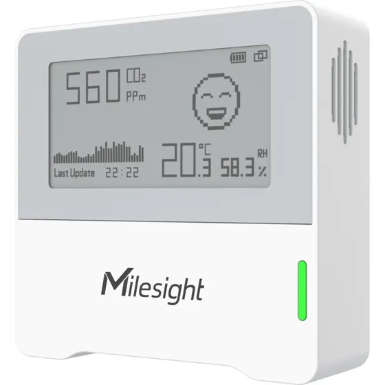 Milesight AM107 LoRaWAN Miljøsensor – Hvid