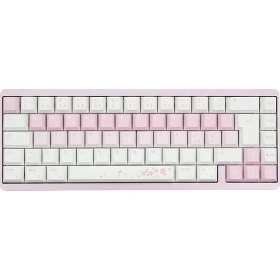 Varmilo Muse65 Hall Effect 65% RGB Tastatur - Lyserød