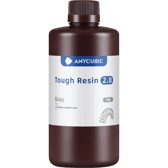 Anycubic Tough Resin 2.0 Grå 1kg