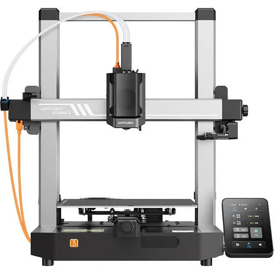 Anycubic Kobra 3 Combo 3D Printer med Filamenttørre, 600 mm/s