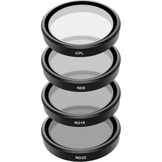 TELESIN Filter Sæt CPL/ND8/ND16/ND32 til DJI Action 3/4