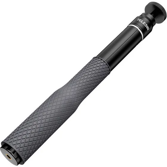 TELESIN Selfie Stick med Rundt Hoved, Vandafvisende, 232-654 mm