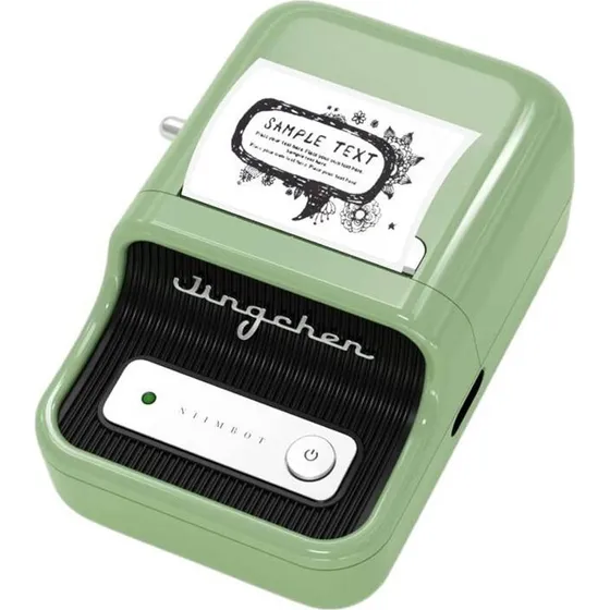 Niimbot B21 Grøn Etiketprinter 203dpi, 1200mAh, USB-A/C